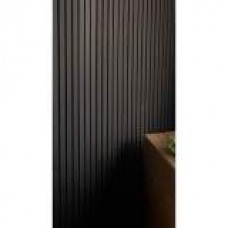 Wand triple profiel zwart verticaal type A 232 cm